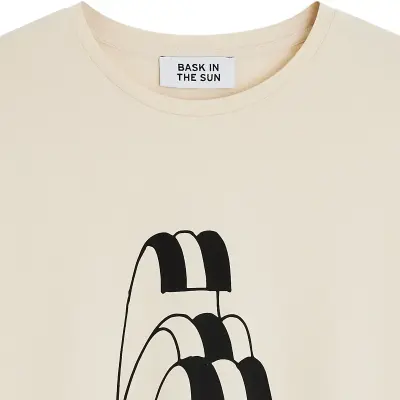 Bask in the Sun – T-shirt Wave Ivory — photo 3