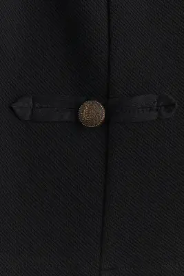 Top sans manches à boutons - Noir — photo 4