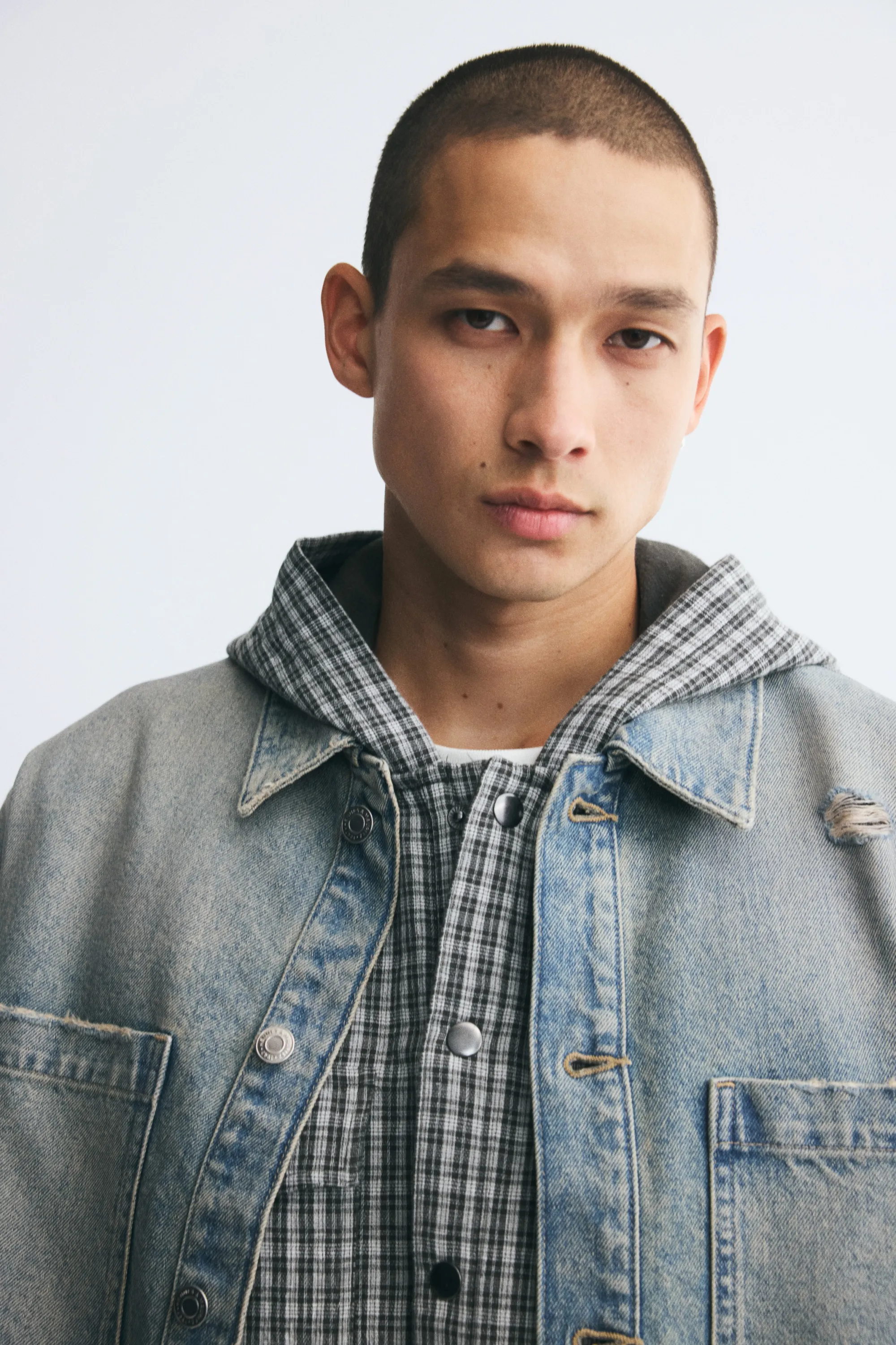 Surchemise Relaxed Fit en denim - Bleu denim clair