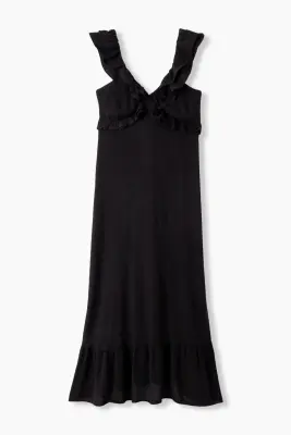 Robe longue à volants Femme — photo 1