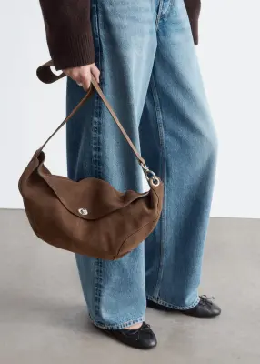 Sac à bandoulière sculptural - Marron Clair — photo 1