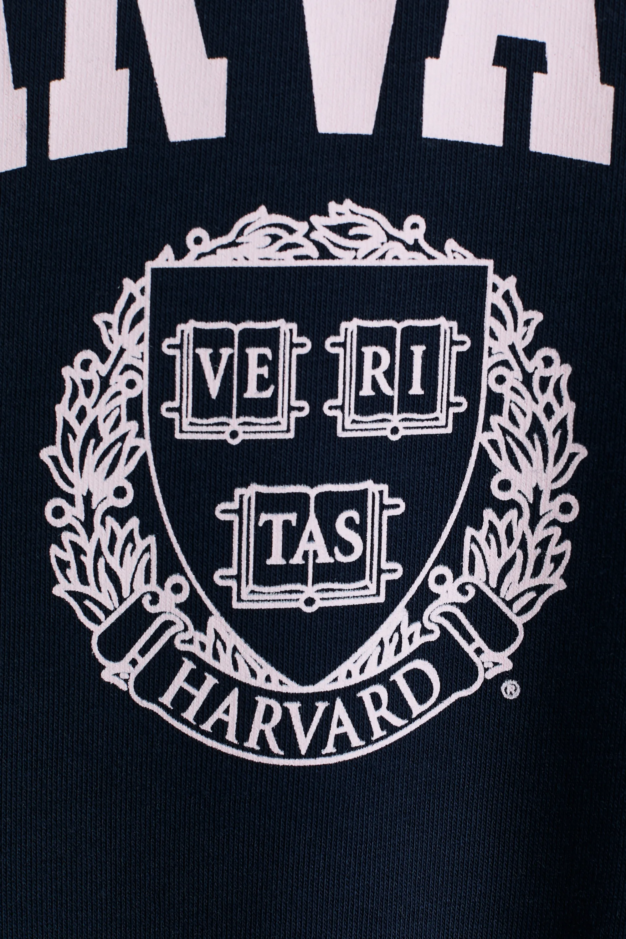 Sweat imprimé avec intérieur brossé - Bleu foncé/Harvard University