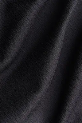 Robe dos nu à effet drapé - Noir — photo 4
