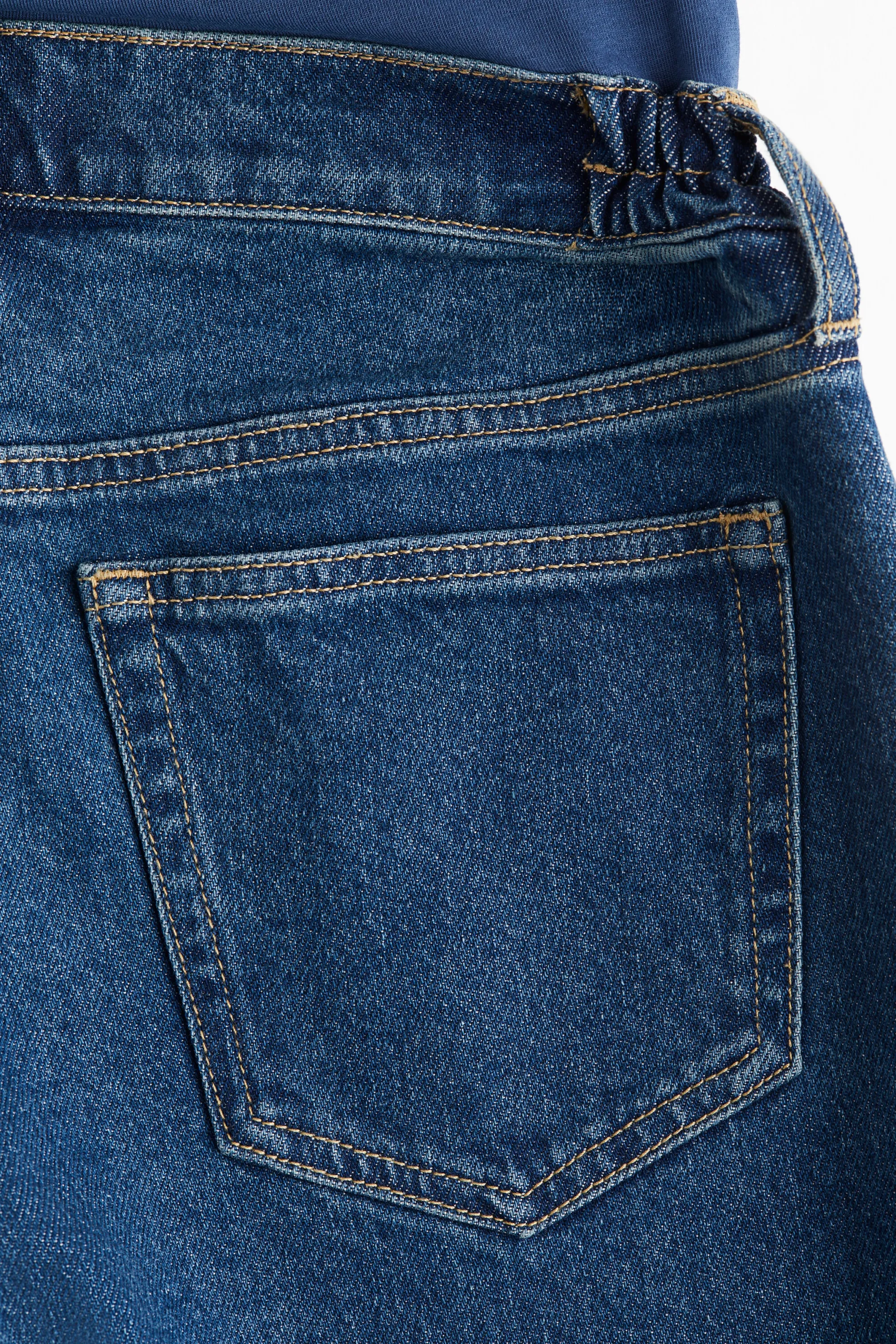 MAMA Straight Ankle Jeans - Bleu denim