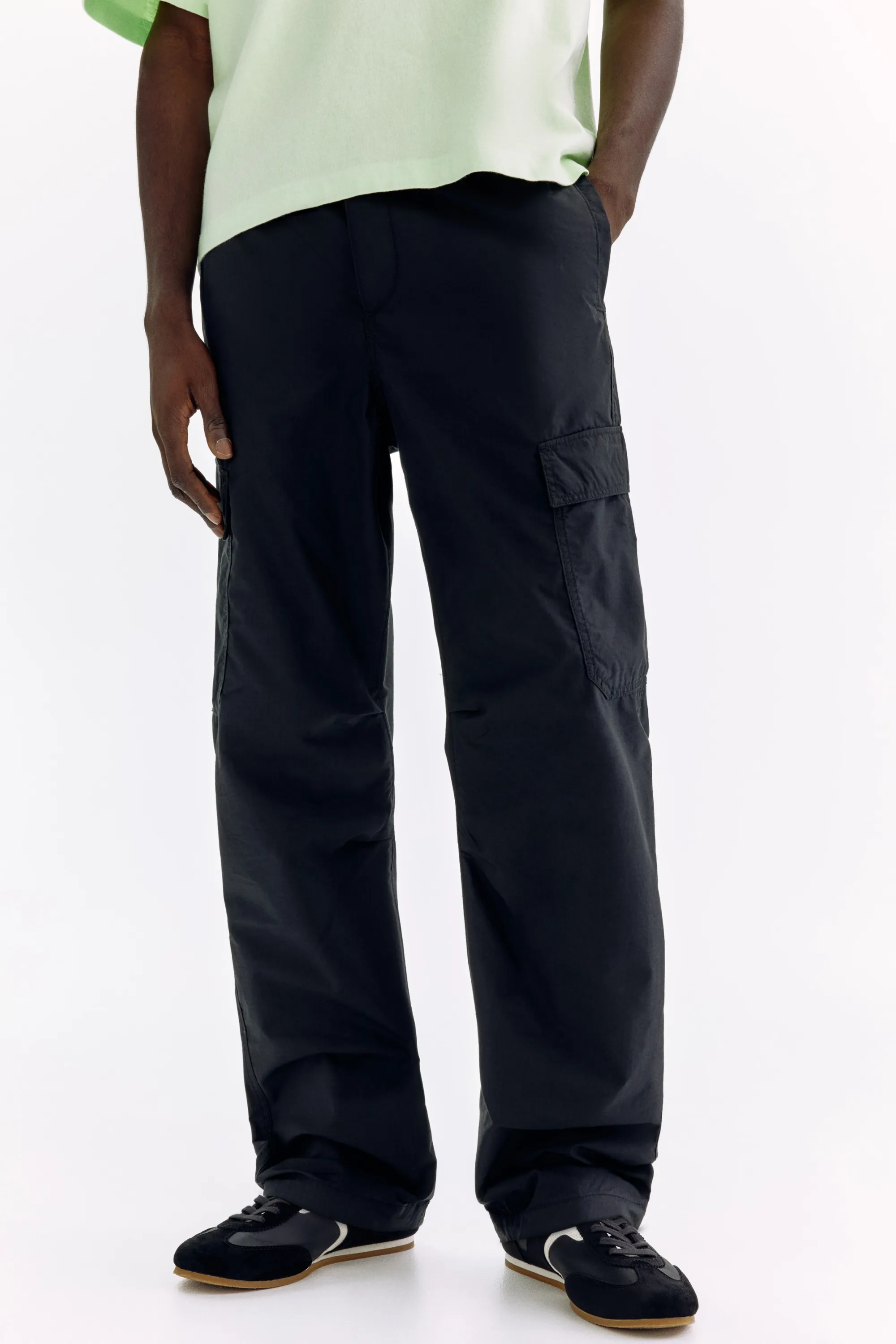 Pantalon cargo Regular Fit - Noir