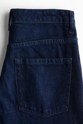 Straight High Jeans - Bleu denim foncé — photo 2