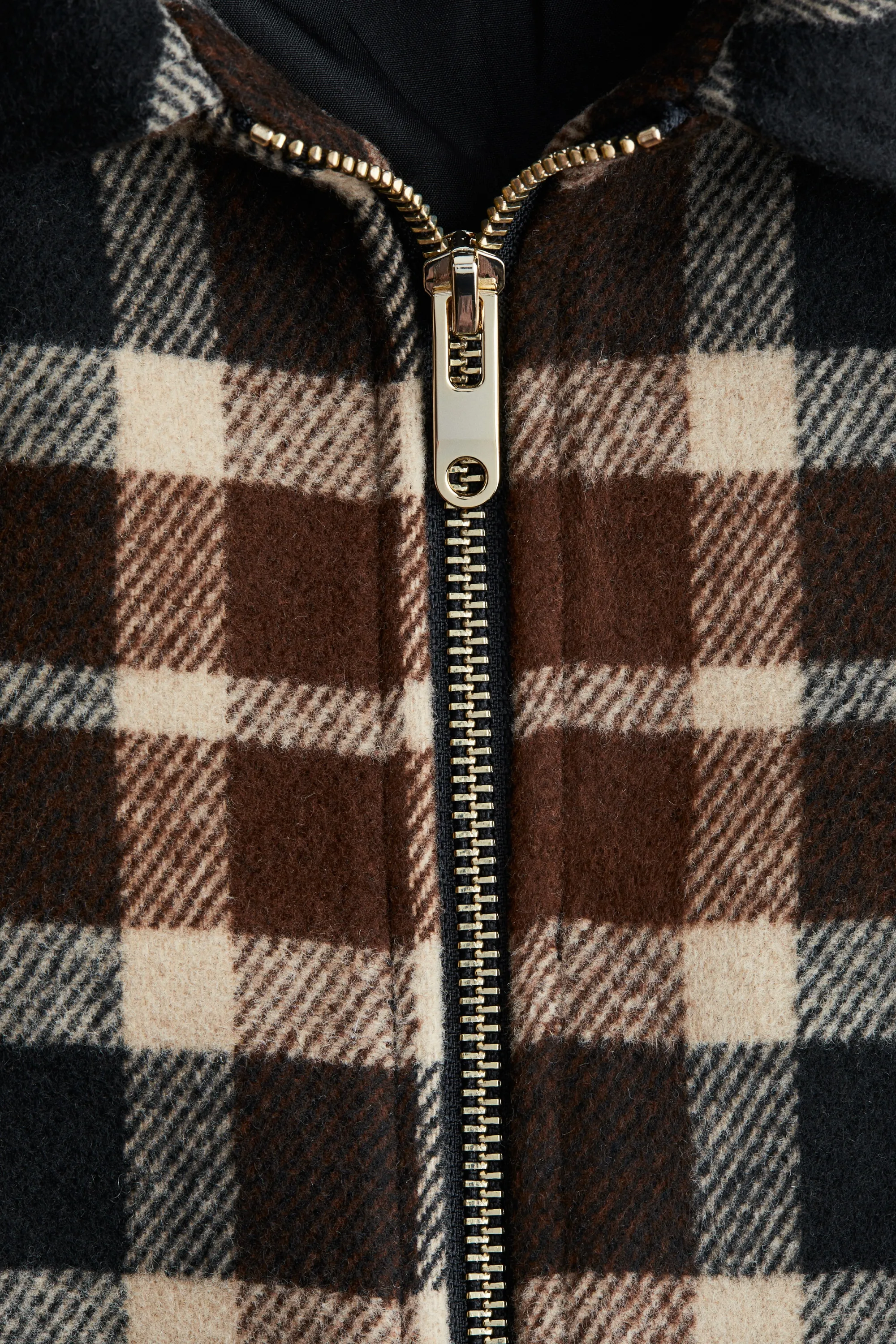 Veste - Marron/carreaux