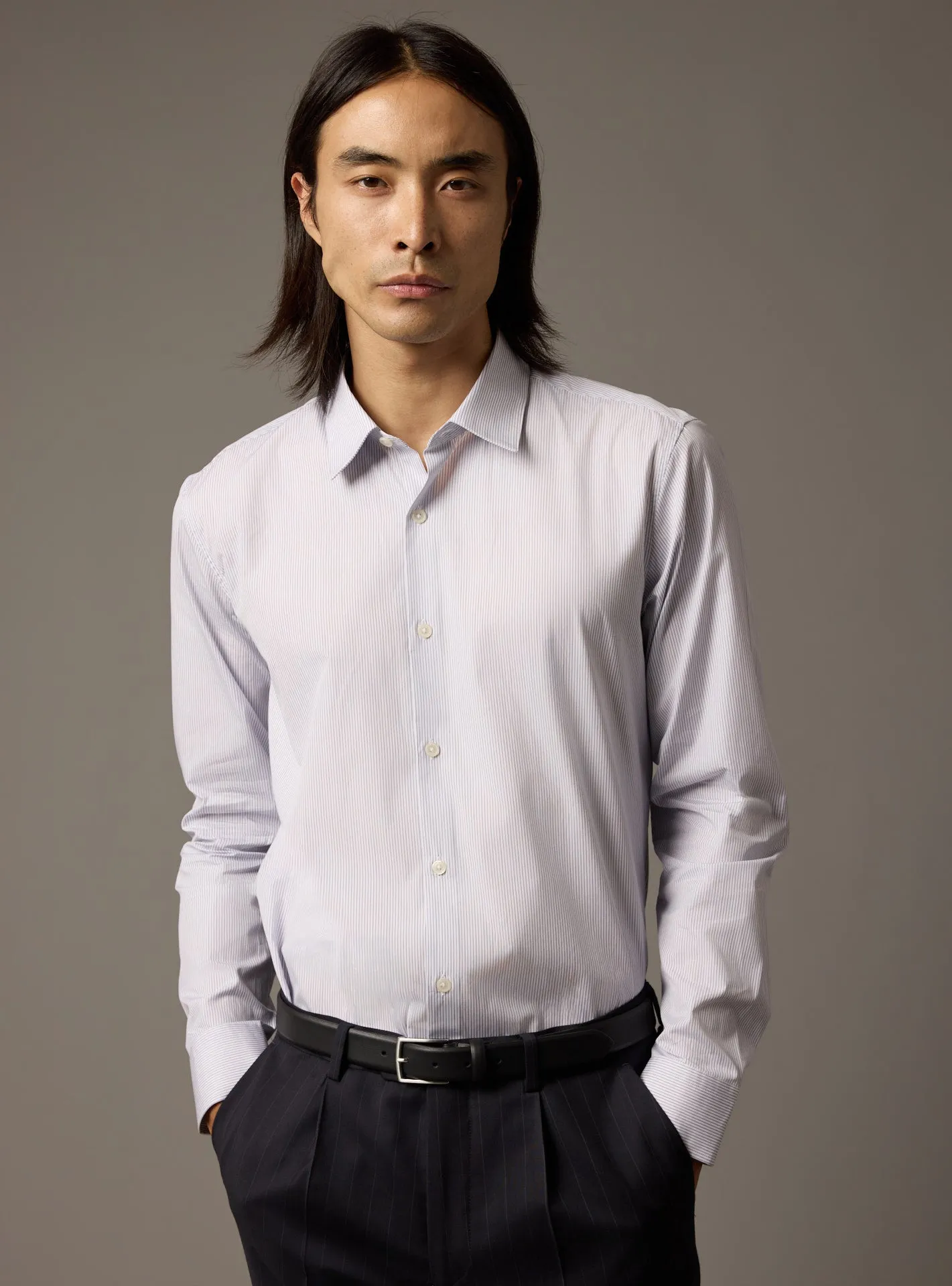 Chemise Jake Denim Blue/White