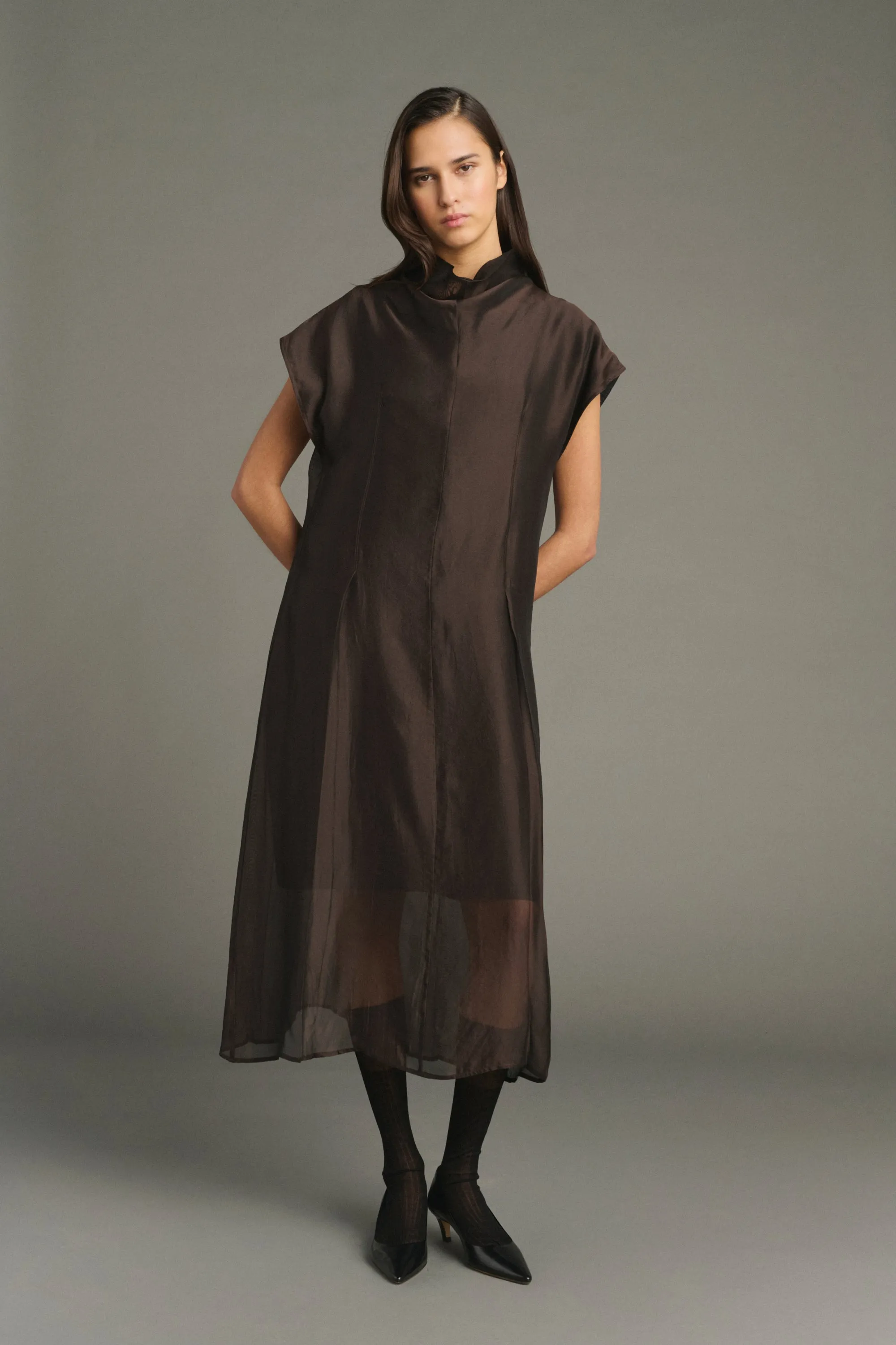 ROBE LENA MARRON