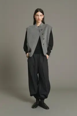 BLOUSON ADELINE GRIS CLAIR — photo 4