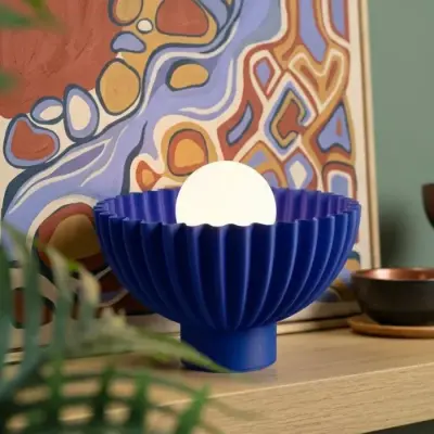 Lampe Coquillage Cobalt — photo 2
