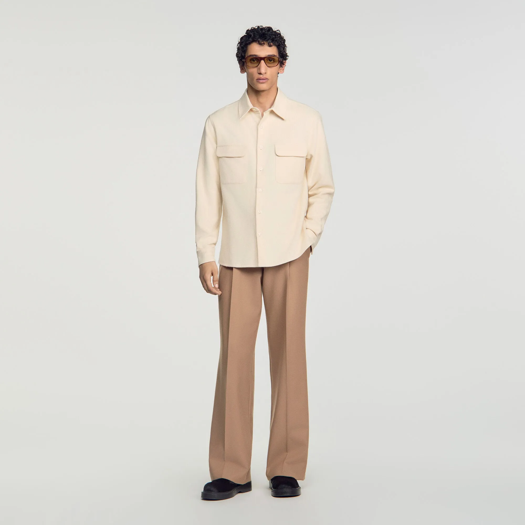 Chemise en flanelle de coton
