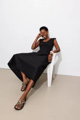 Robe-débardeur unie Femme — photo 2
