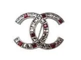 Boucles d'oreilles strass rouge