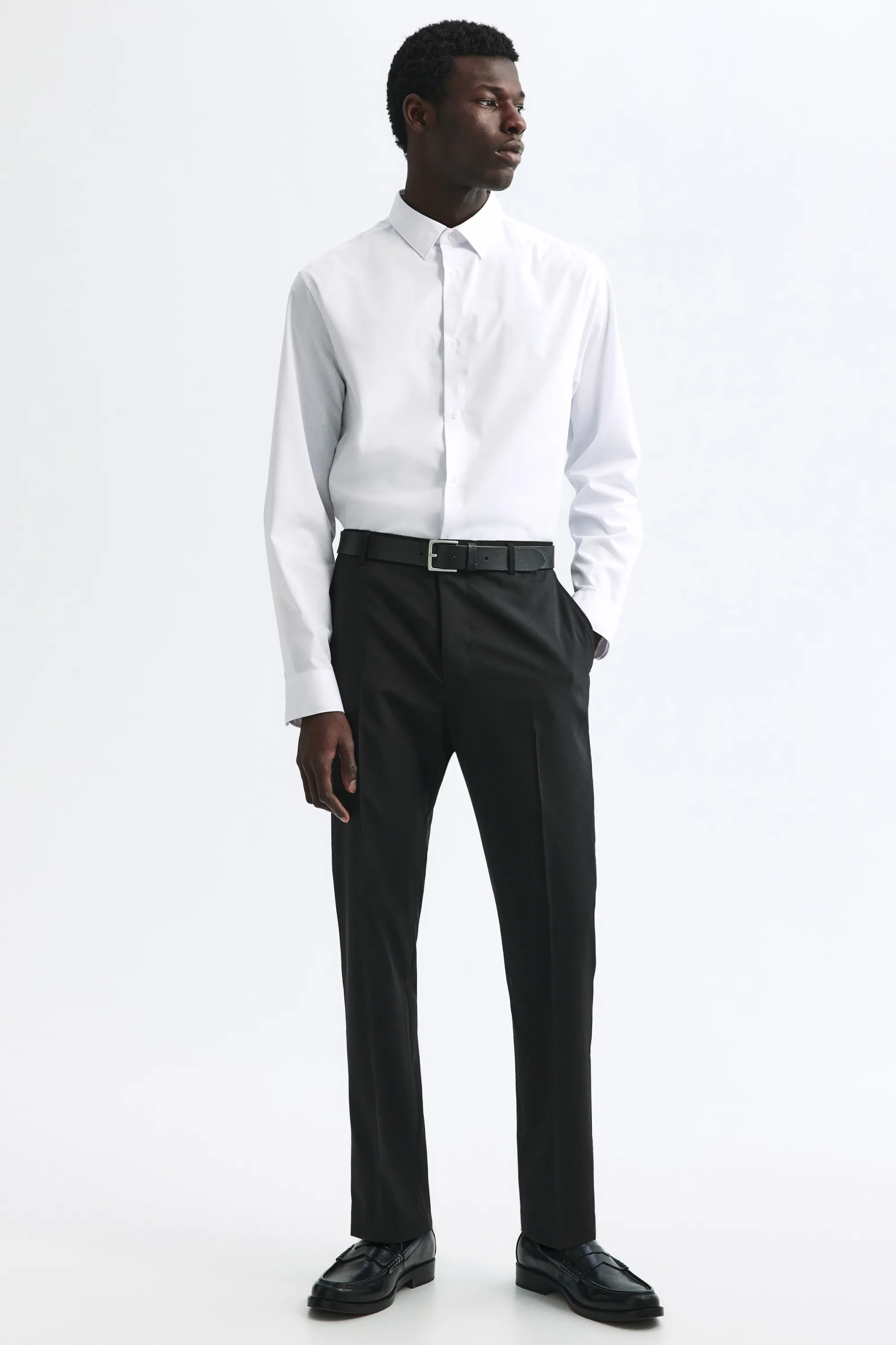 Chemise Slim Fit repassage facile - Blanc