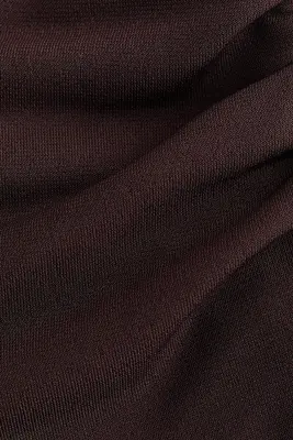 Top dos nu avec encolure en V - Marron foncé — photo 4