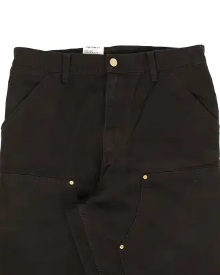 Double Knee Pant Black Aged Canvas — photo 2