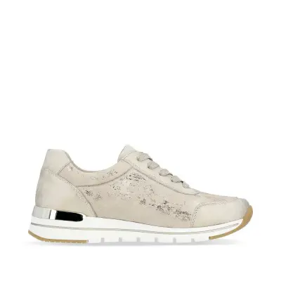 Baskets Remonte R6700-61 Beige Doré - Lacets Grande Pointure Femme — photo 3