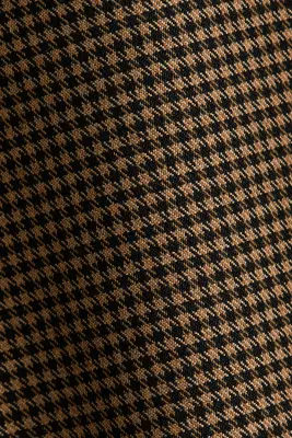 Jupe-short avec détail ceinture - Beige/motif pied-de-poule — photo 4