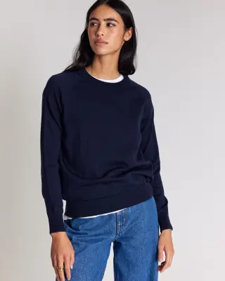 Pull Fabio bleu marine — photo 1