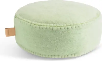 Pouf en laine Floor Dot bleu arctique – Aveva — photo 3
