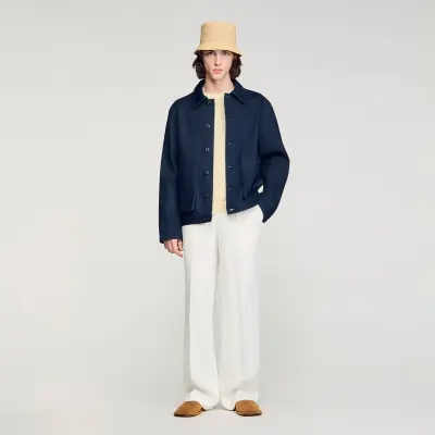 Blouson worker en denim 