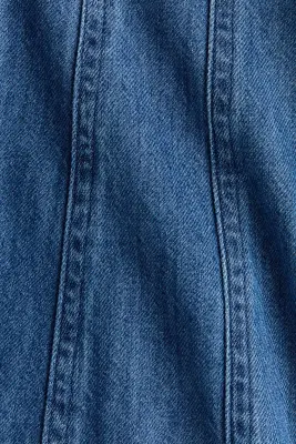 MAMA Robe midi en denim - Bleu denim — photo 4
