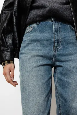LEO jean barrel taille haute — photo 5