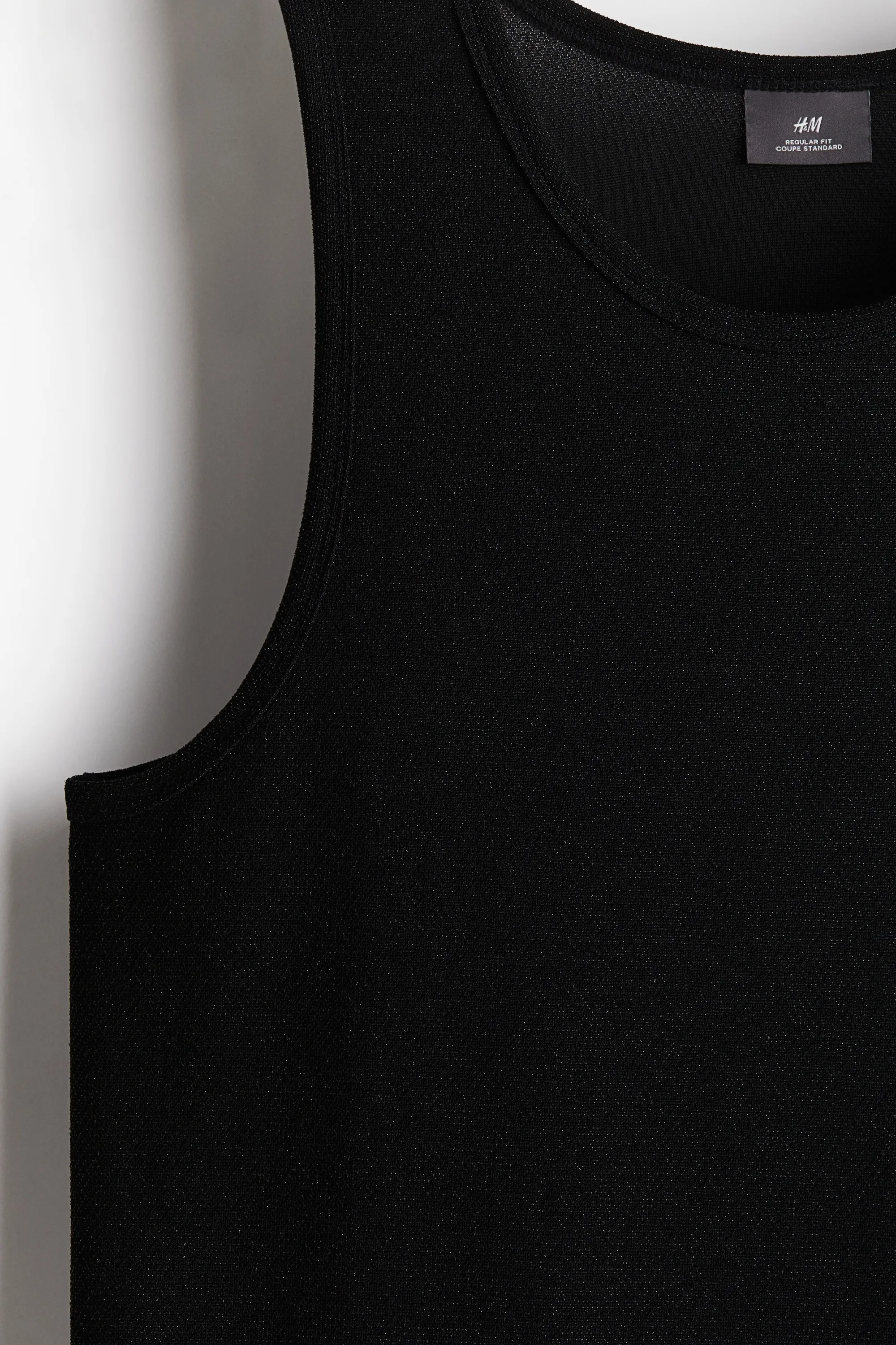 Débardeur métallisé Regular Fit - Noir