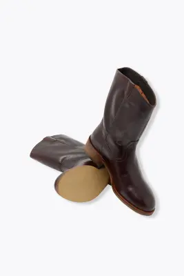 Boots camarguaises en cuir — photo 4