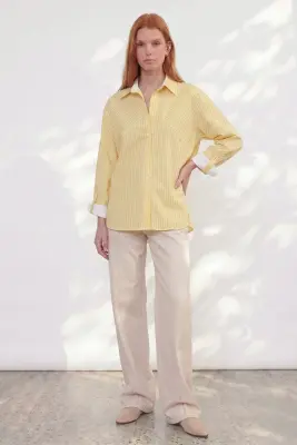 Chemise Ivy Lemon Stripes — photo 3