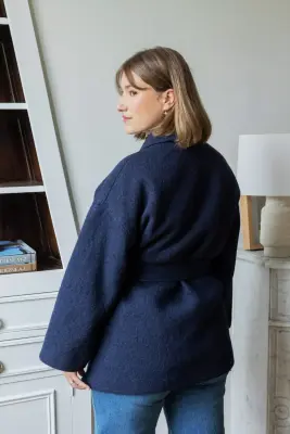 Manteau Yoko - marine — photo 4