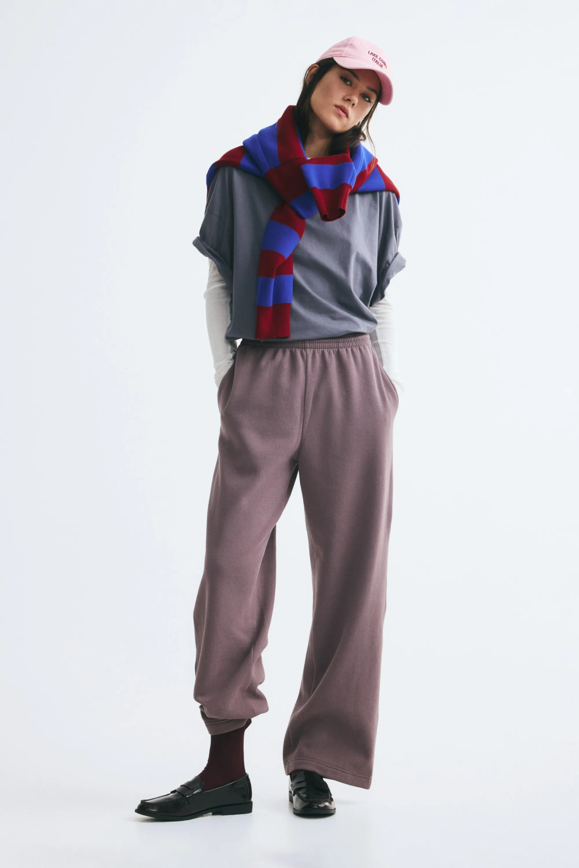 Pantalon en molleton - Violet ancien