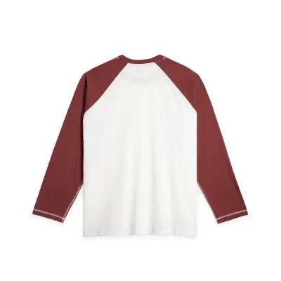 T-shirt Polar stevie ls – ivory/wine — photo 2