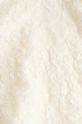 Robe à manches ballon - Crème — photo 4