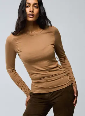 T-shirt en viscose et élasthanne