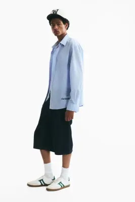 Chemise Relaxed Fit - Bleu clair/East Isles Club — photo 3