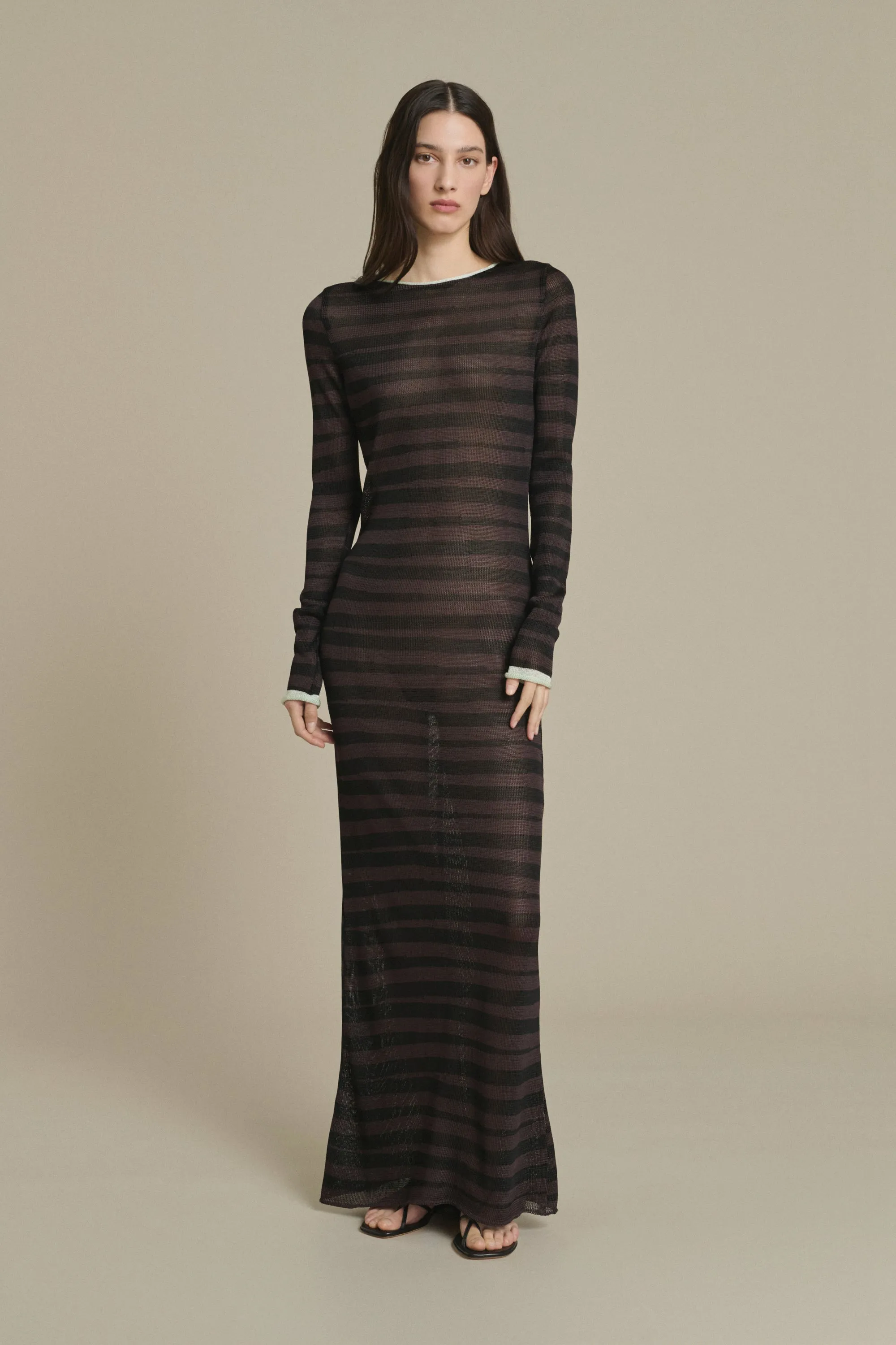 ROBE MOMO CHOCOLAT/NOIR