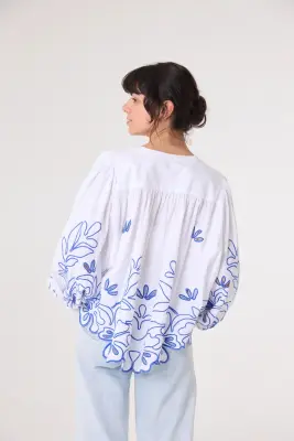 Chemise Lena blanche Blucoco – Sacrécoeur — photo 6