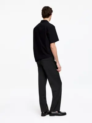 Pantalon ample à enfiler - Noir — photo 2