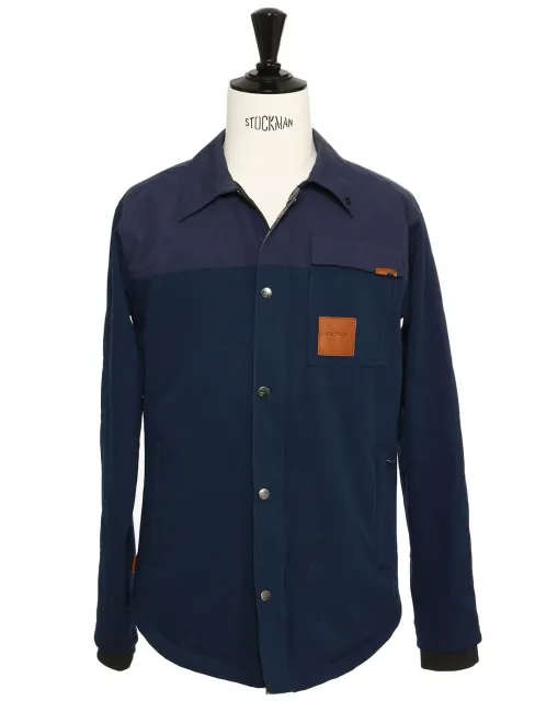 Veste blouson HUDSON imperméable bleu marine Prix boutique $168 Taille S