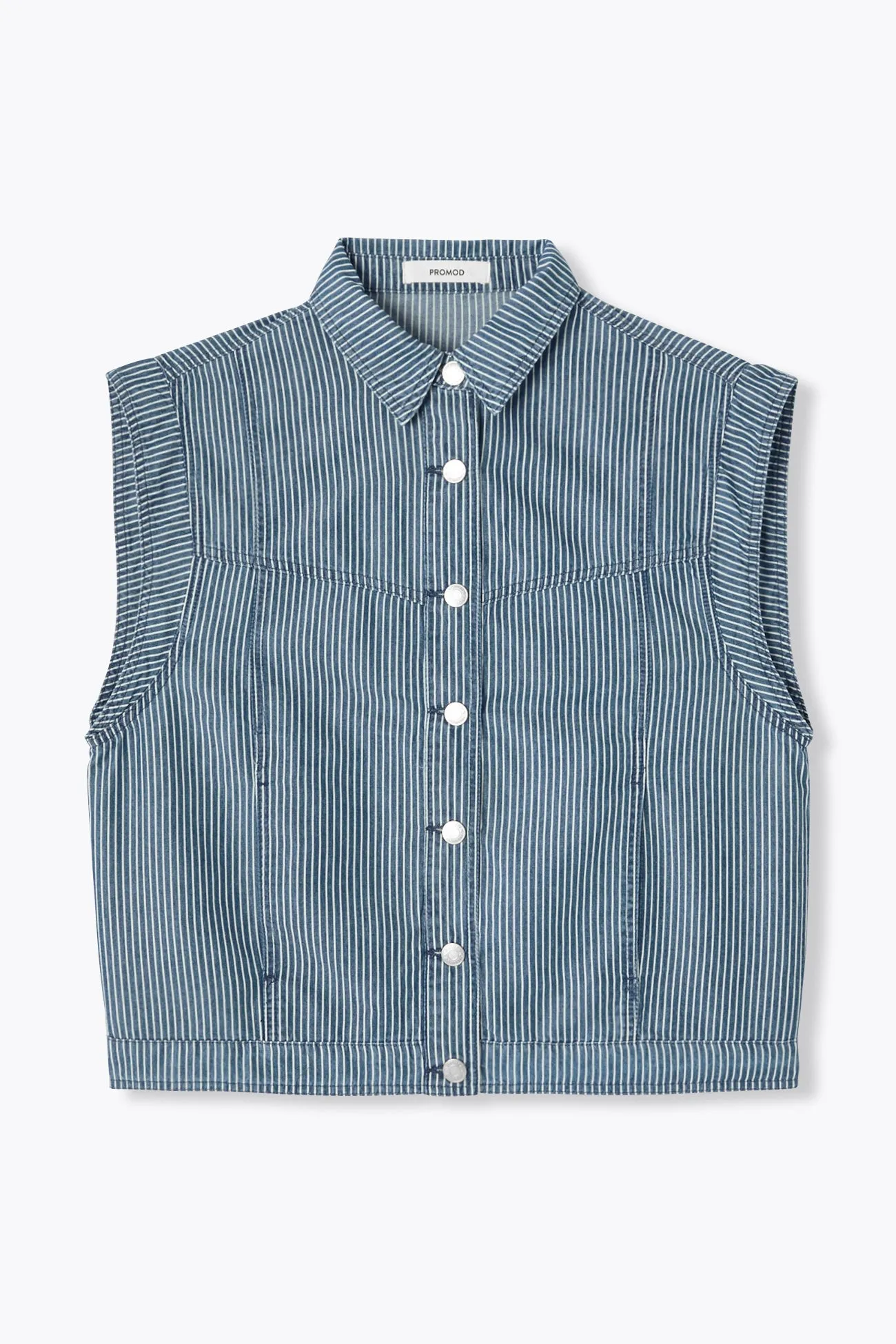 Veste rayée sans manches