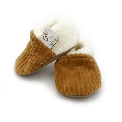 Chaussons bébé en velours (au choix) – Rien Que Des Bêtises — photo 3