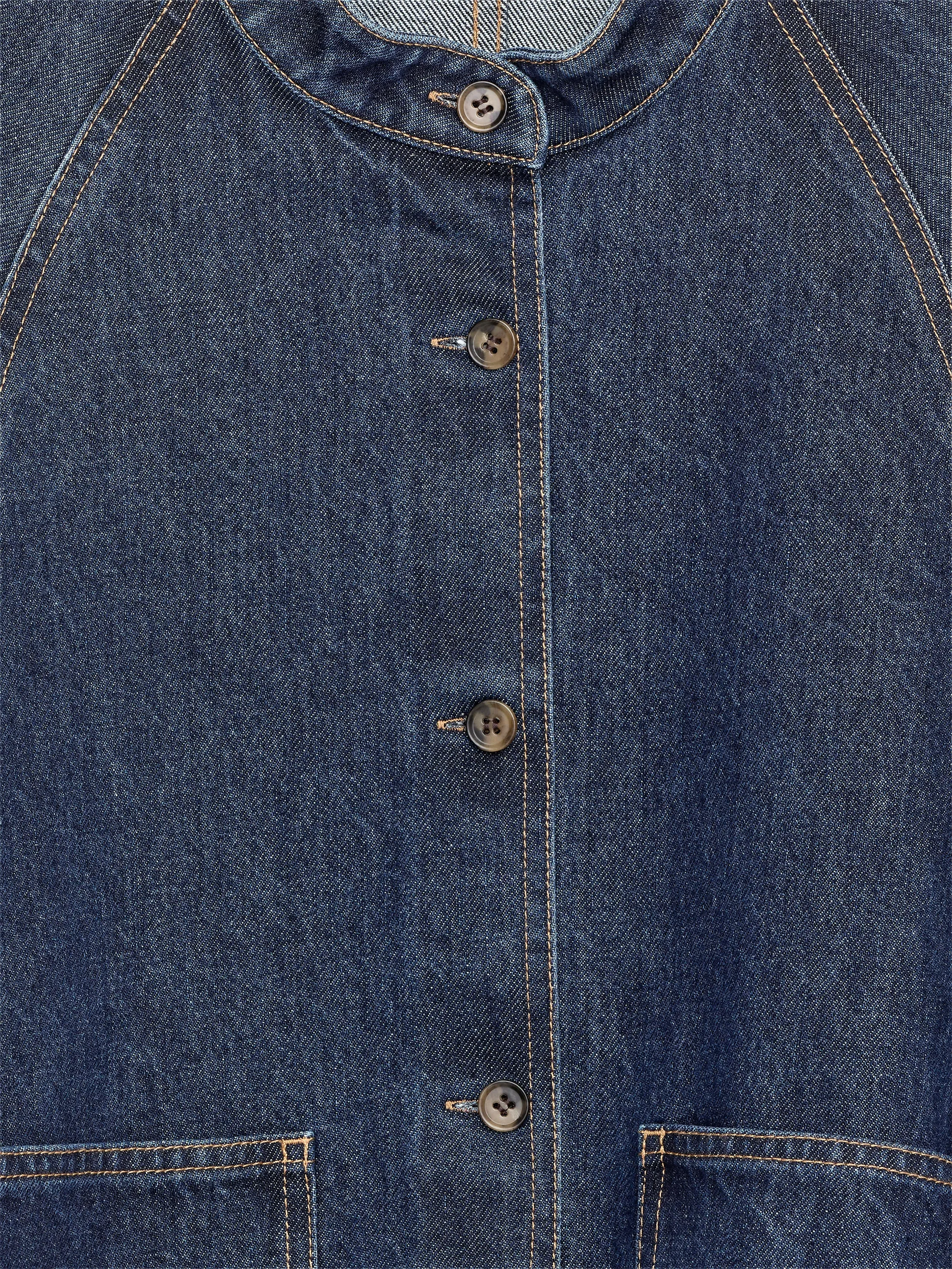 Surchemise en jean - Bleu foncé