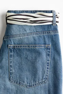 Straight Regular Waist Jeans - Bleu denim — photo 4