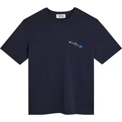 Bask in the Sun – T-shirt Heart Navy — photo 1