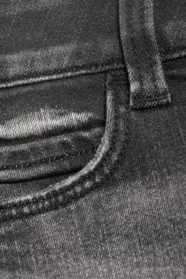 Mini-jupe denim Booty Bei - Black Moon - Gris — photo 4