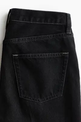 Jean bootcut avec plis - Noir — photo 5