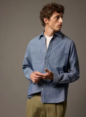 Chemise Roger Chambray — photo 1