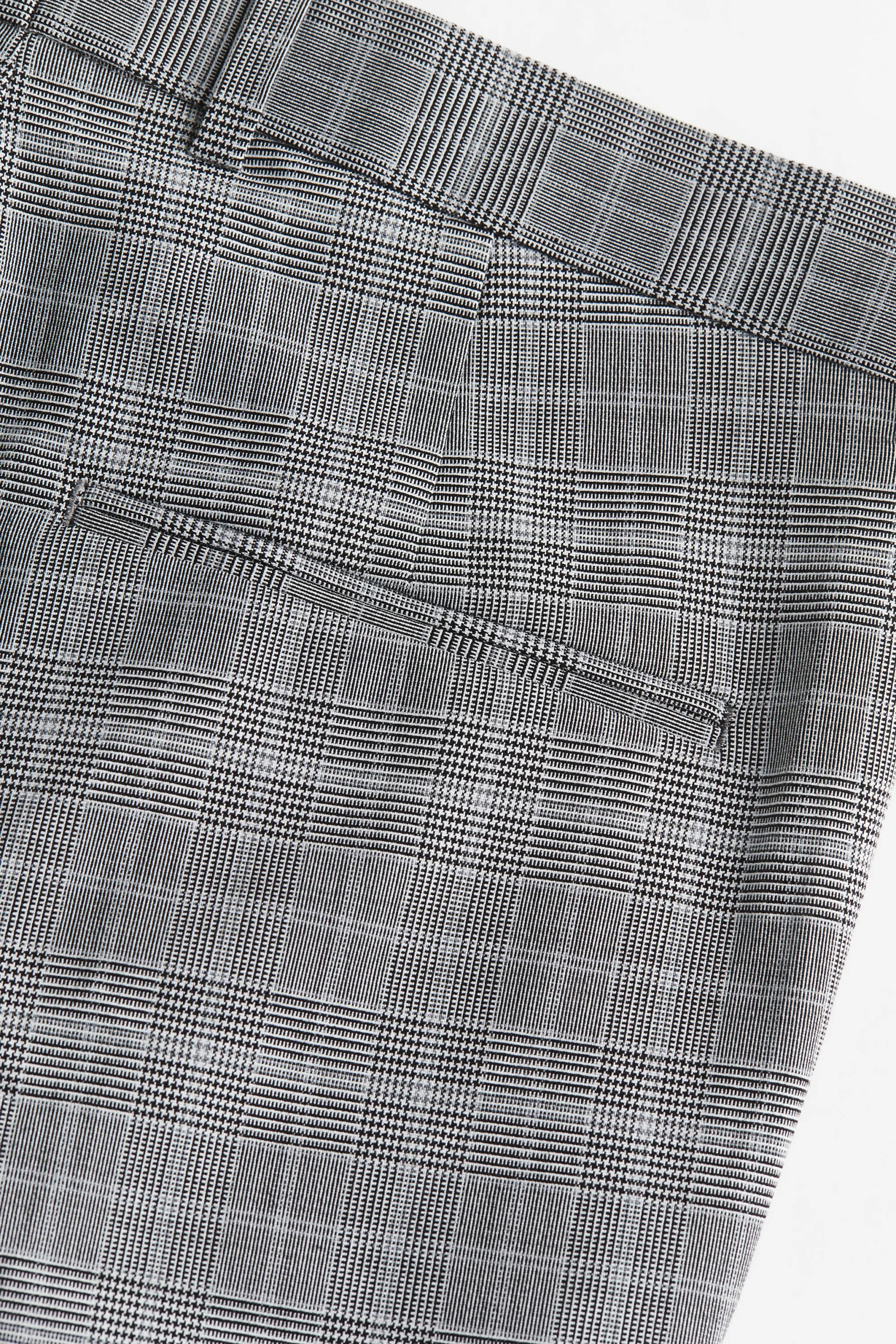 Pantalon de costume Skinny Fit - Gris/carreaux